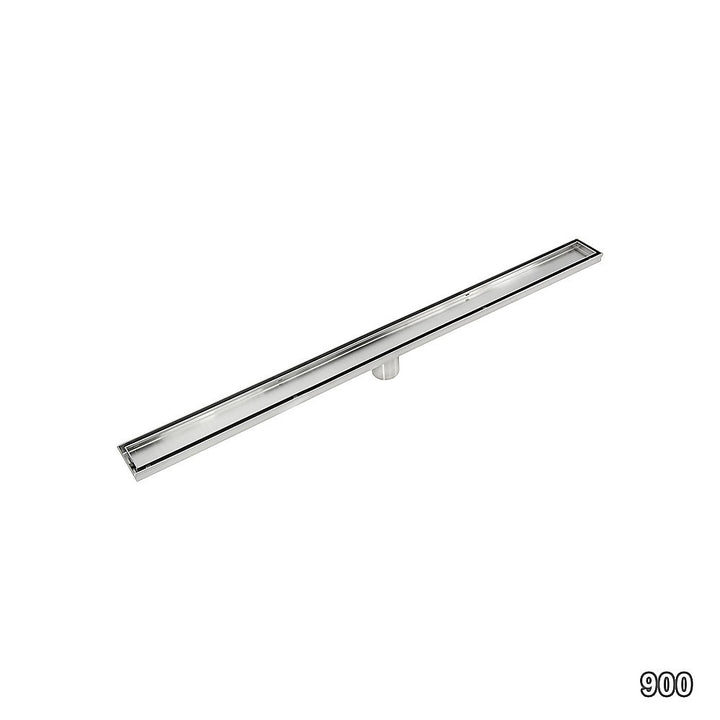 900mm Tile Insert Bathroom Shower Stainless Steel Grate Drain w/Centre outlet Floor Waste