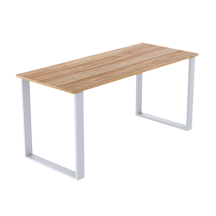 Square-Shaped Table Bench Desk Legs Retro Industrial Design Fully Welded - White