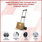 150KG Portable Cart Folding Dolly Push Truck Hand Collapsible Luggage Trolley
