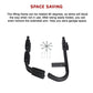 Kayak Canoe Wall-Mounted Rack Storage Brackets Swivel Sports Design