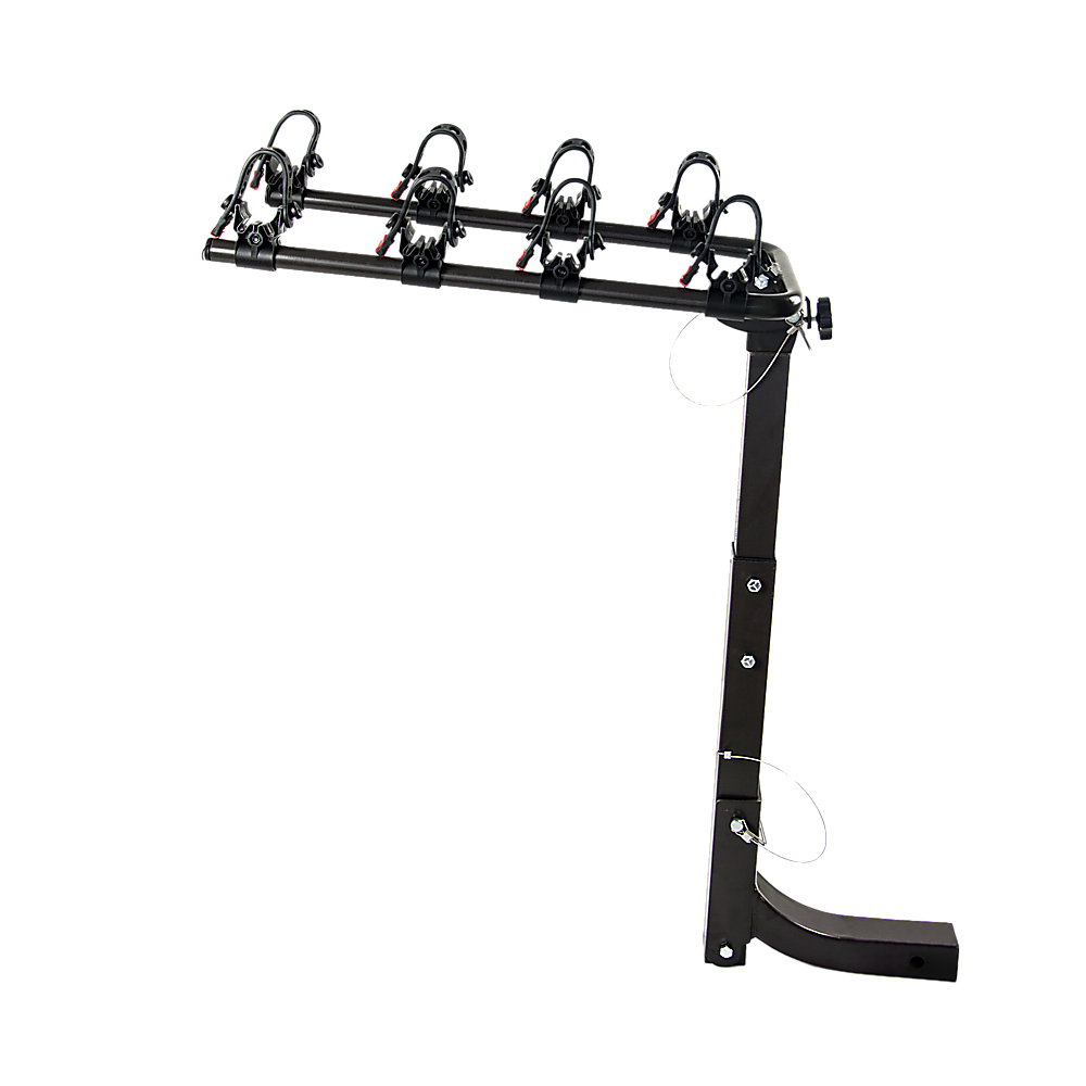 Premium 4-Bike Carrier Rack Hitch Mount Swing Down Bicycle Rack W/ 2" Receiver