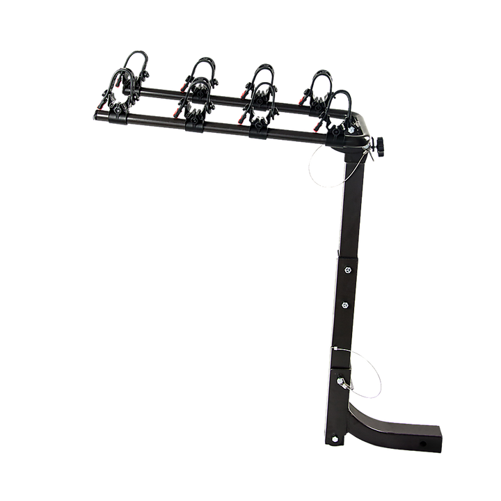 Premium 4-Bike Carrier Rack Hitch Mount Swing Down Bicycle Rack W/ 2" Receiver