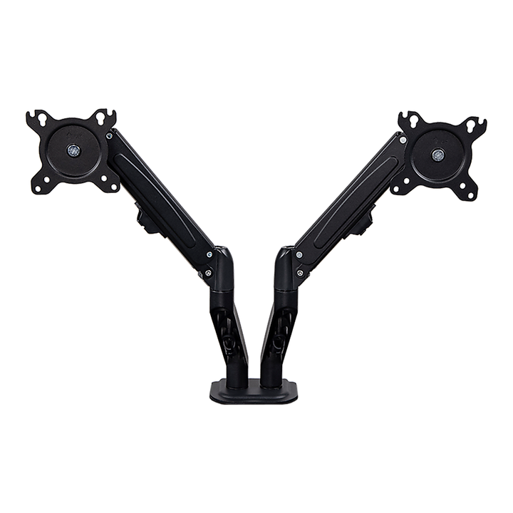 Dual Screen Gas-strut Monitor Stand Mount Desktop Bracket for LED/LC