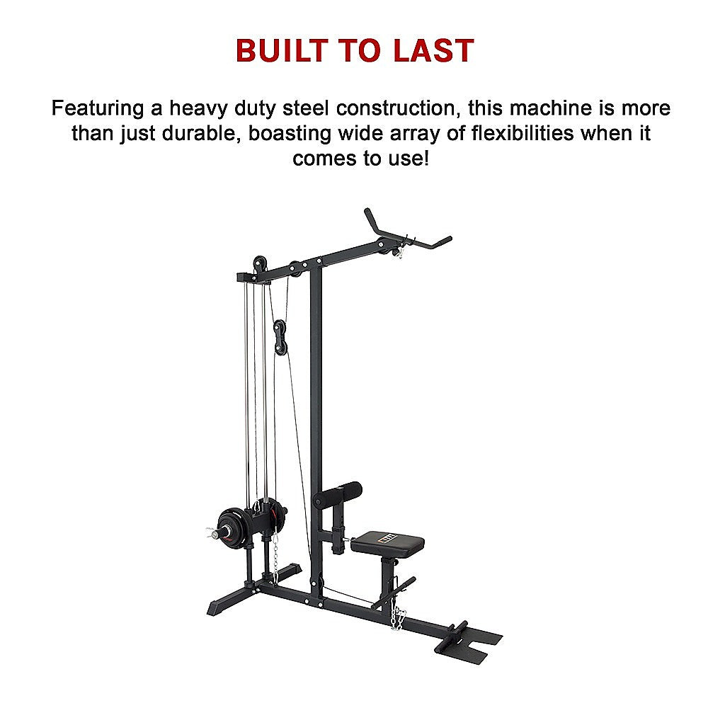 Lat PullDown Low Row Fitness Machine