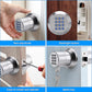 Digital Electronic Code Door Lock Keyless Entry Keypad Programmable Lock Knob