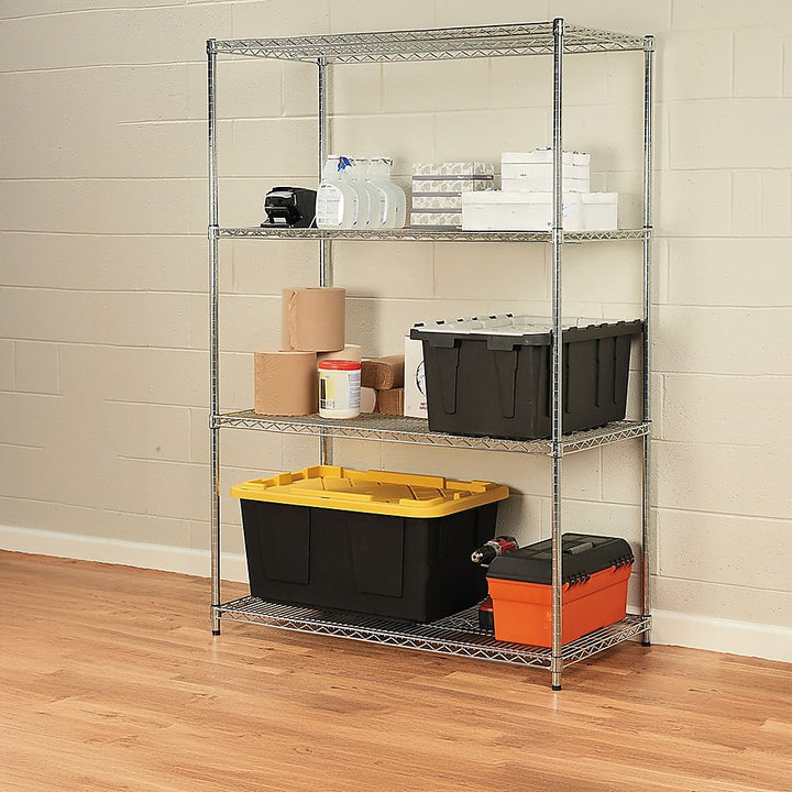 Modular Wire Storage Shelf 900 x 350 x 1800mm Steel Shelving