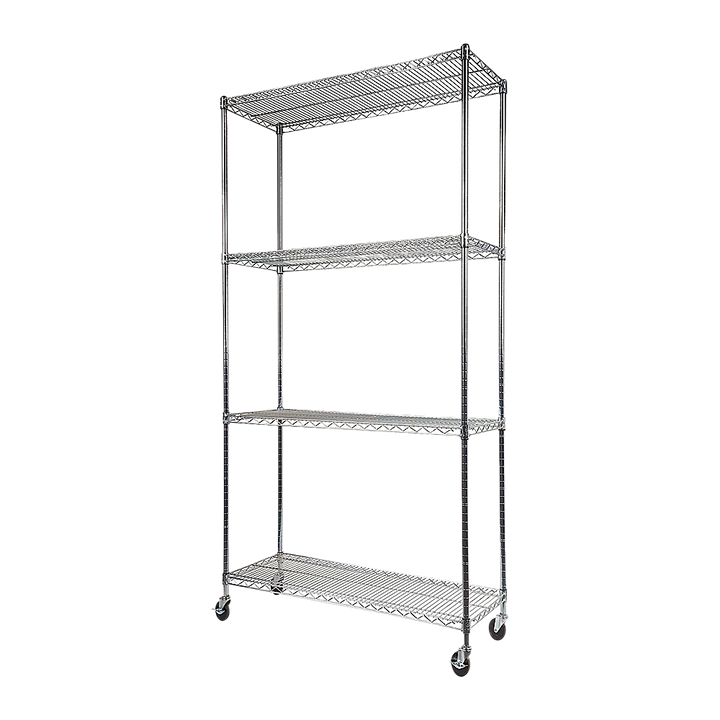 Modular Wire Storage Shelf 900 x 350 x 1800mm Steel Shelving