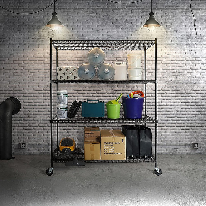 Modular Wire Storage Shelf 1500 x 350 x 1800mm Steel Shelving