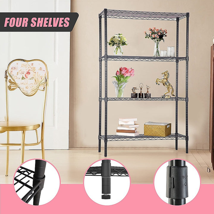 Modular Wire Storage Shelf 900 x 450 x 1800mm Steel Shelving