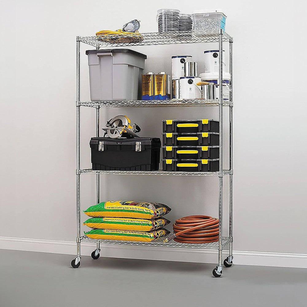 Modular Wire Storage Shelf 900 x 450 x 1800mm Steel Shelving