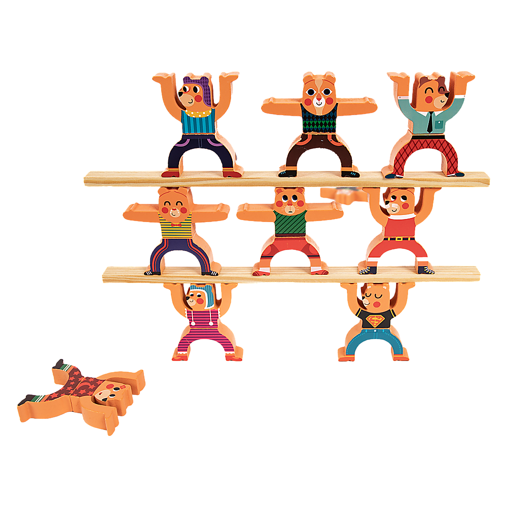 Balancing Stacking Blocks Educational Balance Wooden Acrobatic Toys Game