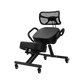 Ergonomic Kneeling Posture Chair with Backrest Adjustable Height and Casters