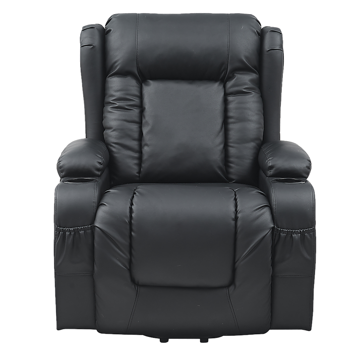 Lift Heated Leather Recliner Electric Massage Chair with USB port