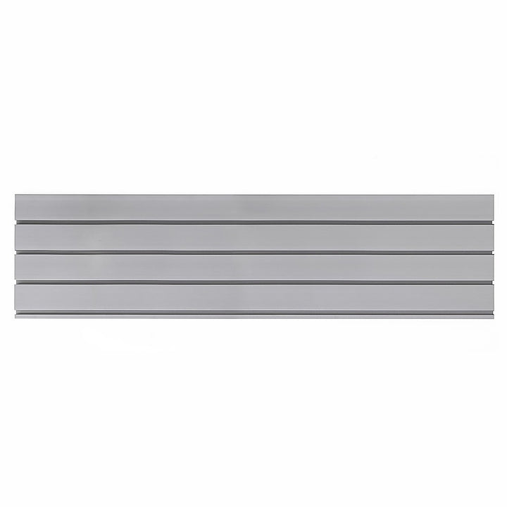 Slatwall Storage Pack of 6 Grey PVC Panels - Retail Display Garage Storage + Hooks