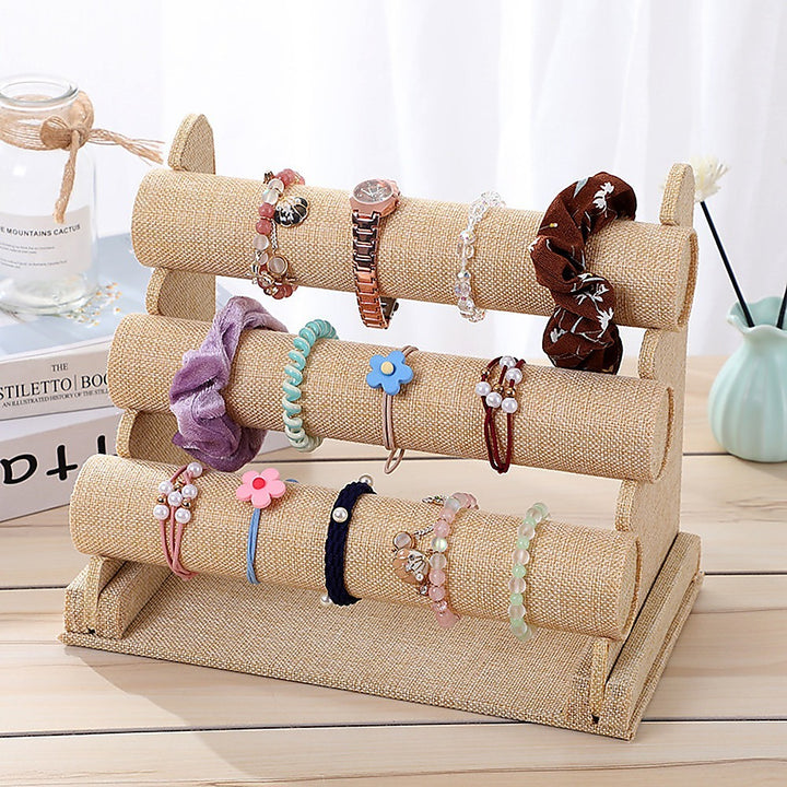 3-Tier Triple Bar Jewellery Display Rack