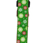 Christmas Dog Leashes 1.2m - Moondidley Pets Green Snow Flakes