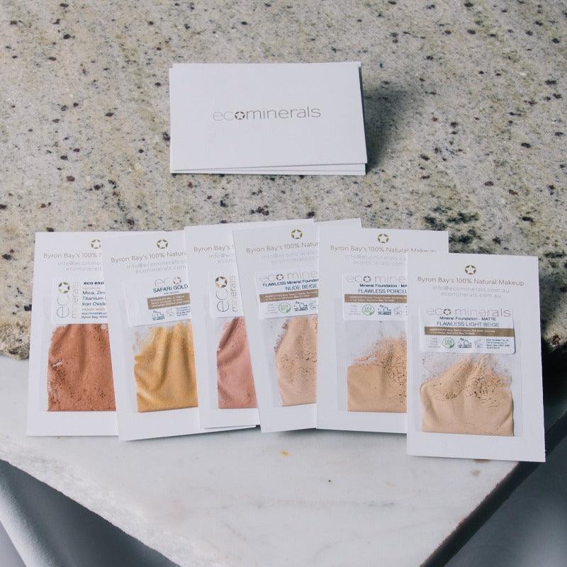 Mineral Makeup Sample Packs light/fair MATTE