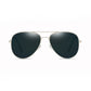 Fashion Sunglasses - Amalfi - Silver - Black