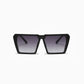 Fashion Sunglasses - Sassari - Black with Grey Fade