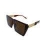 Fashion Sunglasses - Sassari - Brown