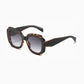 Fashion Sunglasses - Como - Leopard with Grey Fade