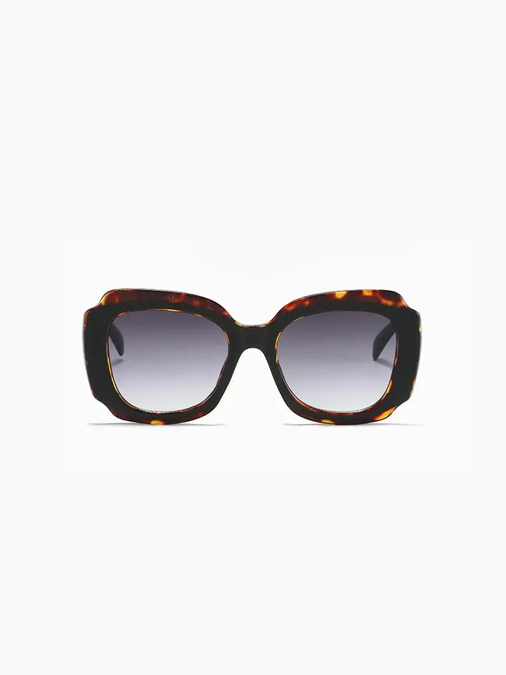 Fashion Sunglasses - Como - Leopard with Grey Fade