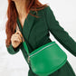 Vegan PU Leather Florida Crossbody - Emerald Green