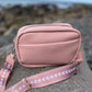 Vegan PU Leather Melbourne Crossbody - Pink