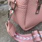 Vegan PU Leather Melbourne Crossbody - Pink