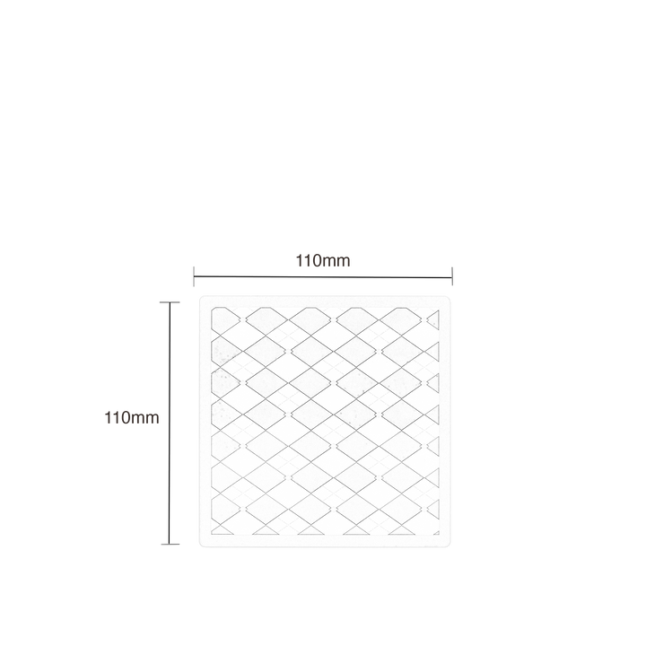 Cassette Checkboard Coaster white