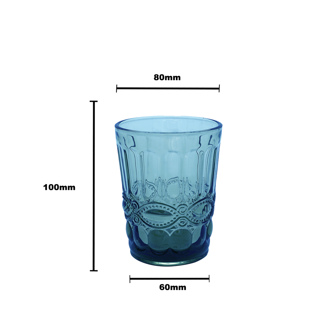 Faubourg Embossed Tumbler - 250ml blue