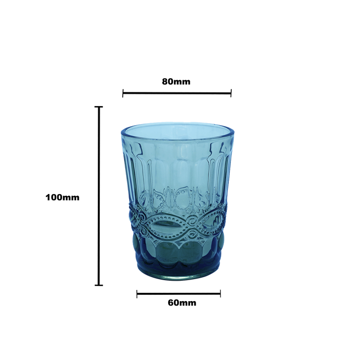 Faubourg Embossed Tumbler - 250ml blue