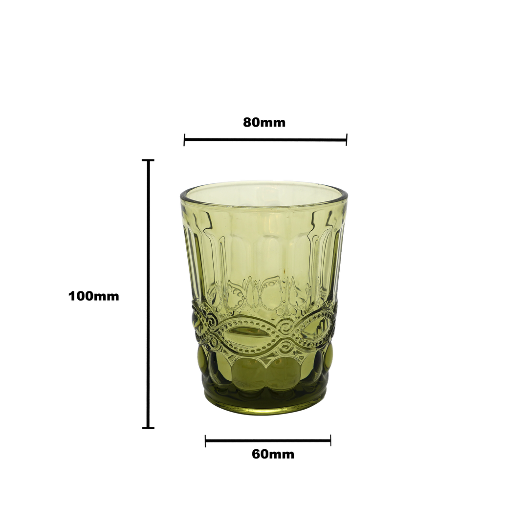 Faubourg Embossed Tumbler - 250ml green