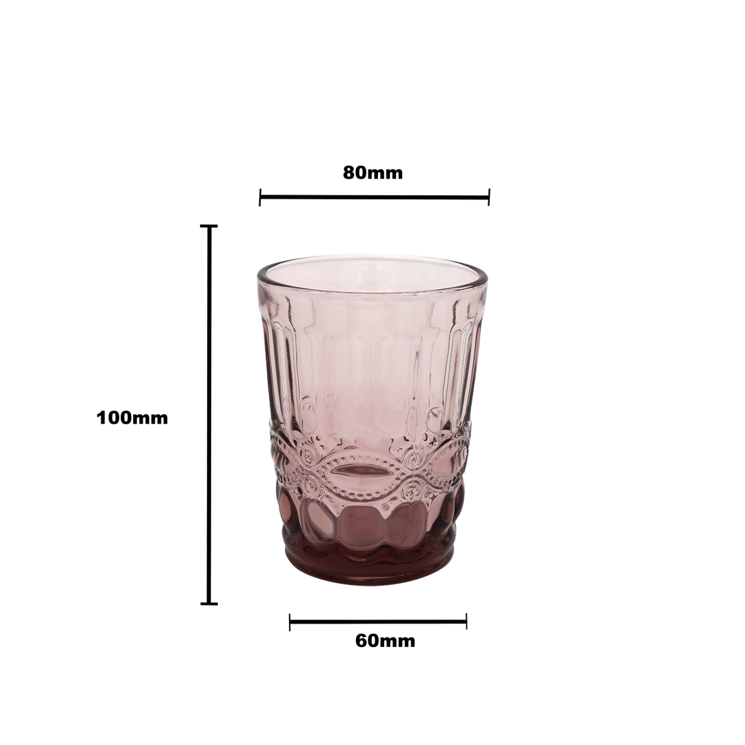 Faubourg Embossed Tumbler - 250ml purple