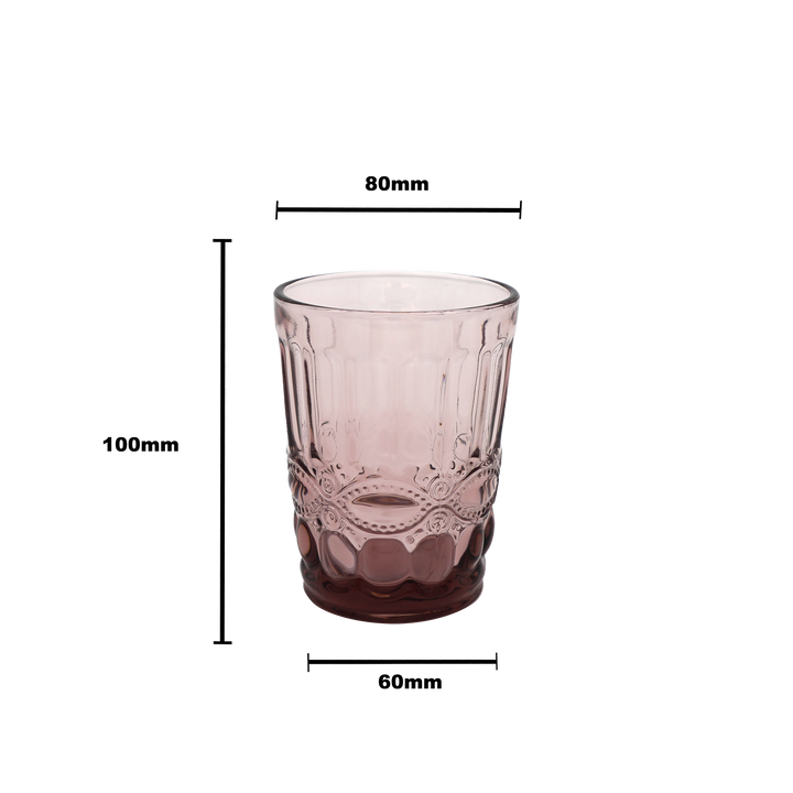 Faubourg Embossed Tumbler - 250ml purple