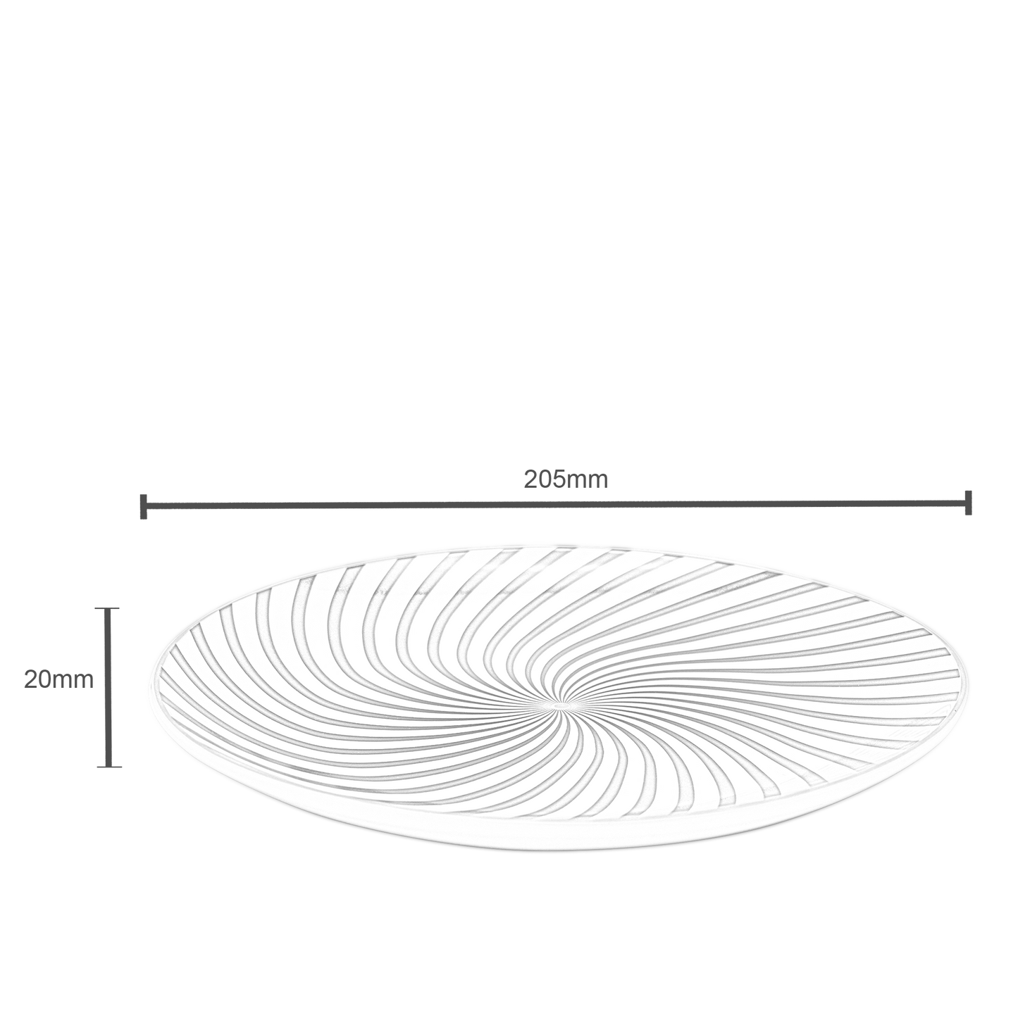 Maillon Swirl Flat Plate