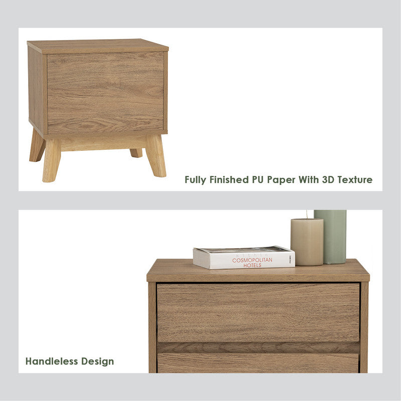 Hirado Bedside Table - Natural