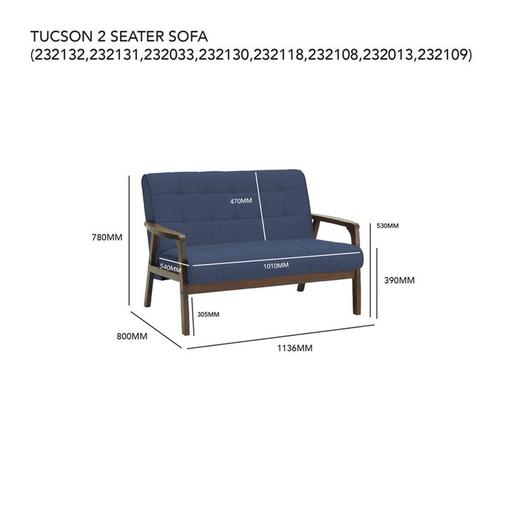 Tucson 2 Seater Sofa