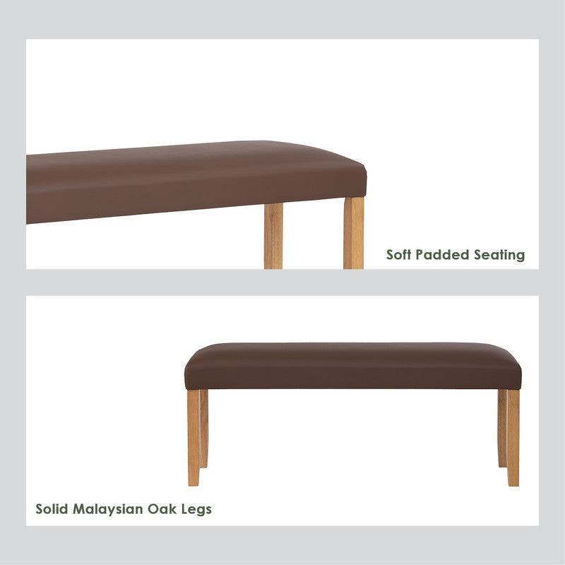 Mesi bench Ottoman - Cocoa