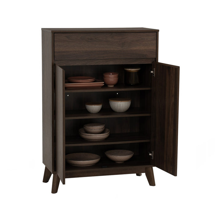 Hirado Sideboard Hallway Table Shoe Cabinet - Cocoa