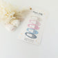 MANGO JELLY Butter Cream Hair Clips Collection - Ice cream Oval - One Pack