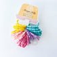 MANGO JELLY Kids Hair Ties (3cm) - Bamboo Candy -Twin Pack