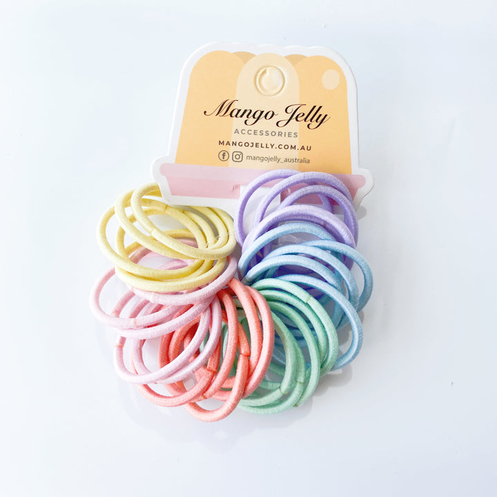 MANGO JELLY Kids Hair Ties (3cm) - Classic Candy - Three Pack