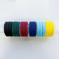 MANGO JELLY Metal Free Hair ties (4.5cm) - School Colour Bottle Green 10P - One Pack