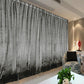 Large Thick Velvet Curtains Warp Knitted Velvet 540x270cm+Hooks Pinch Pleat Grey