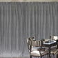 Large Thick Velvet Blockout Curtains 550x 230cm PINCH PLEAT 2 panel+Hooks Grey