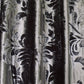 Large Thick Velvet Curtains Stunning Flocking 580x270cm+Hook Pinch Pleat Silver Grey