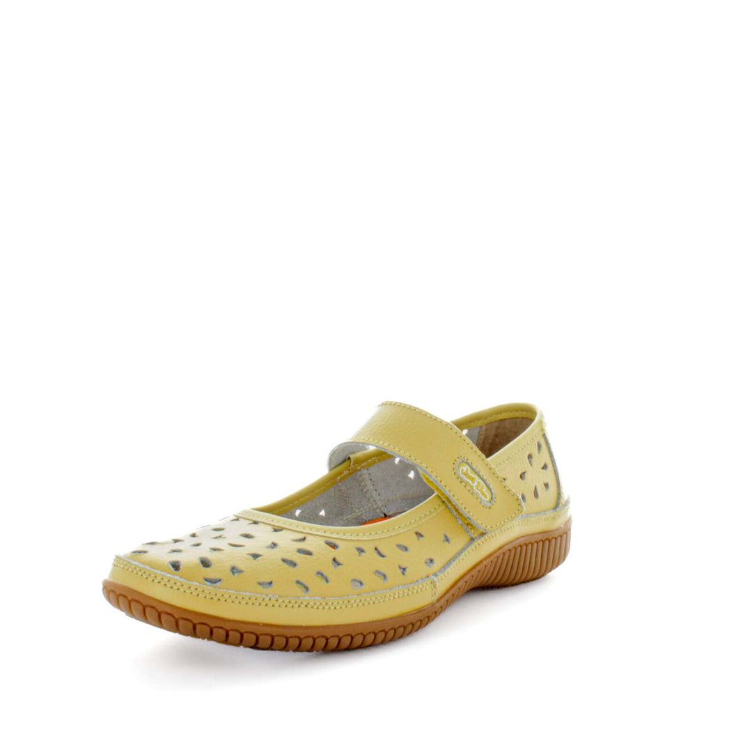 JUST BEE Women's CALE Flats Mustard 36EU