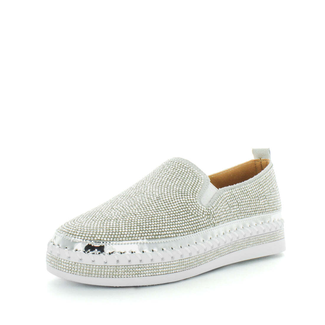 JUST BEE Women's CALVIA Loafers / Slip ons White 36EU