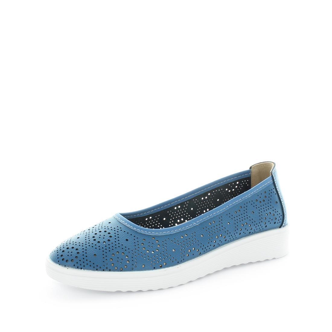 JUST BEE Women's CARIN Flats Blue 41EU